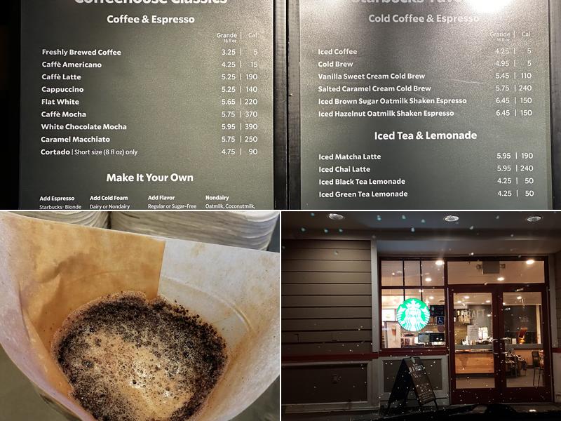 Starbucks Menu