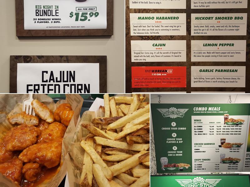 Wingstop Menu
