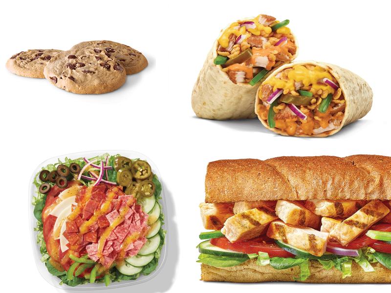 Subway Menu