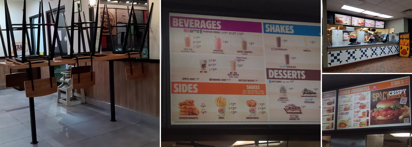 Burger King Menu