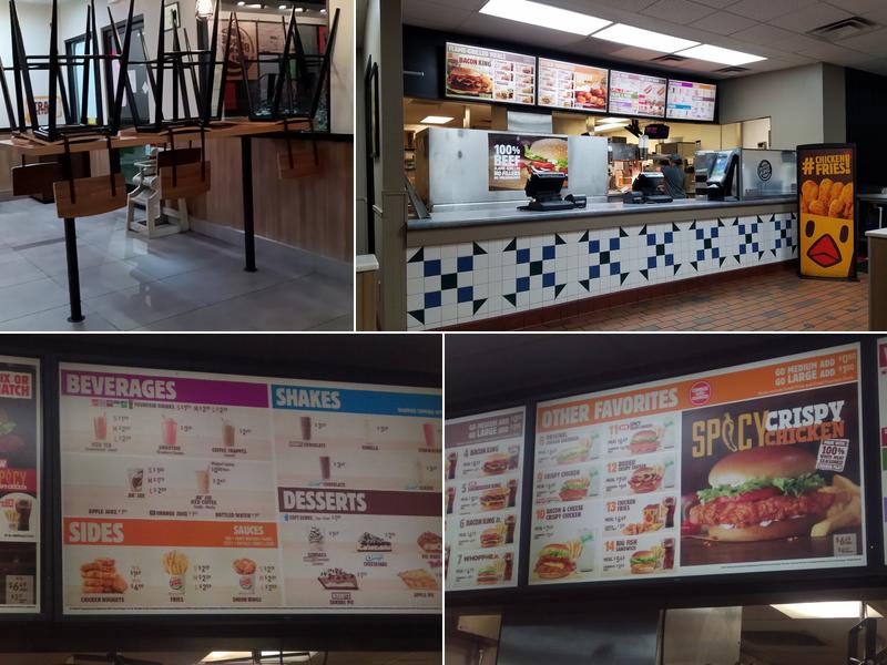 Burger King Menu