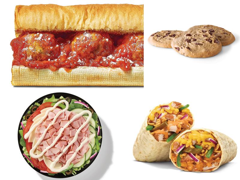 Subway Menu