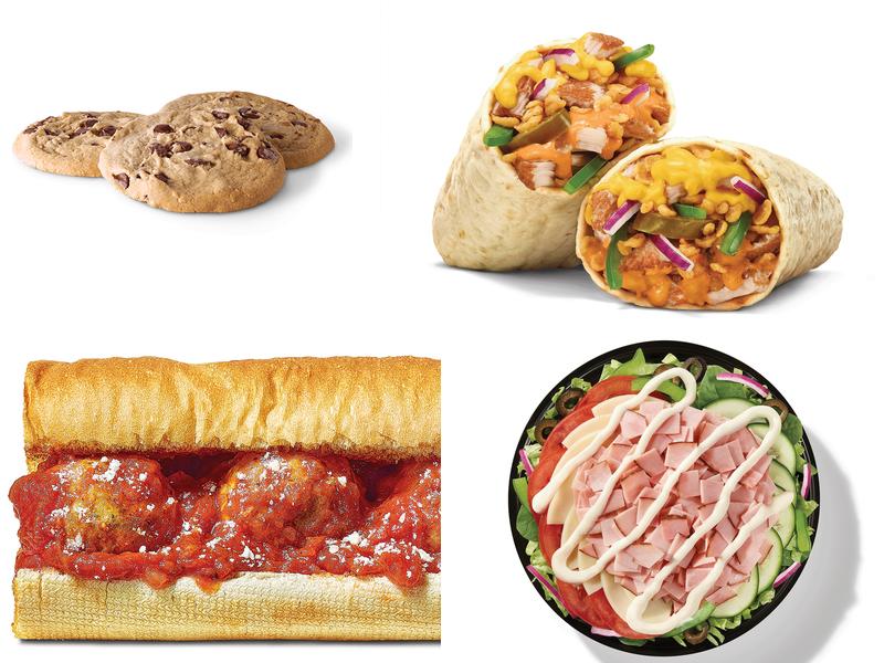 Subway Menu