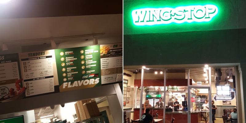 Wingstop Menu