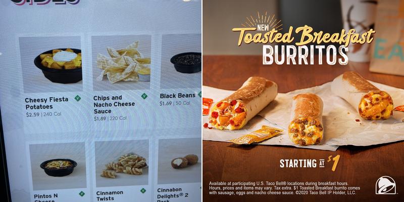 Taco Bell Menu