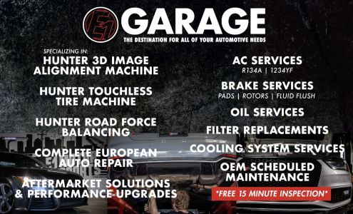 E1 Motorsports Garage