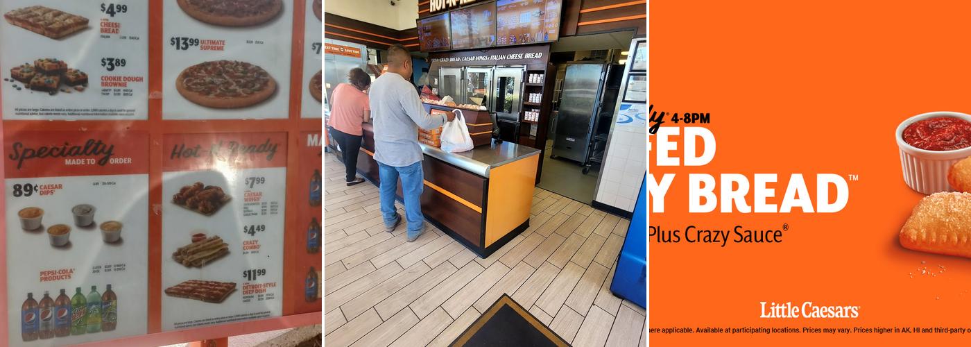 Little Caesars Pizza Menu