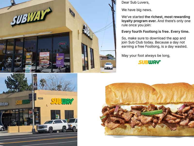 Subway 11220 Laurel Canyon Blvd Unit 101, Mission Hills