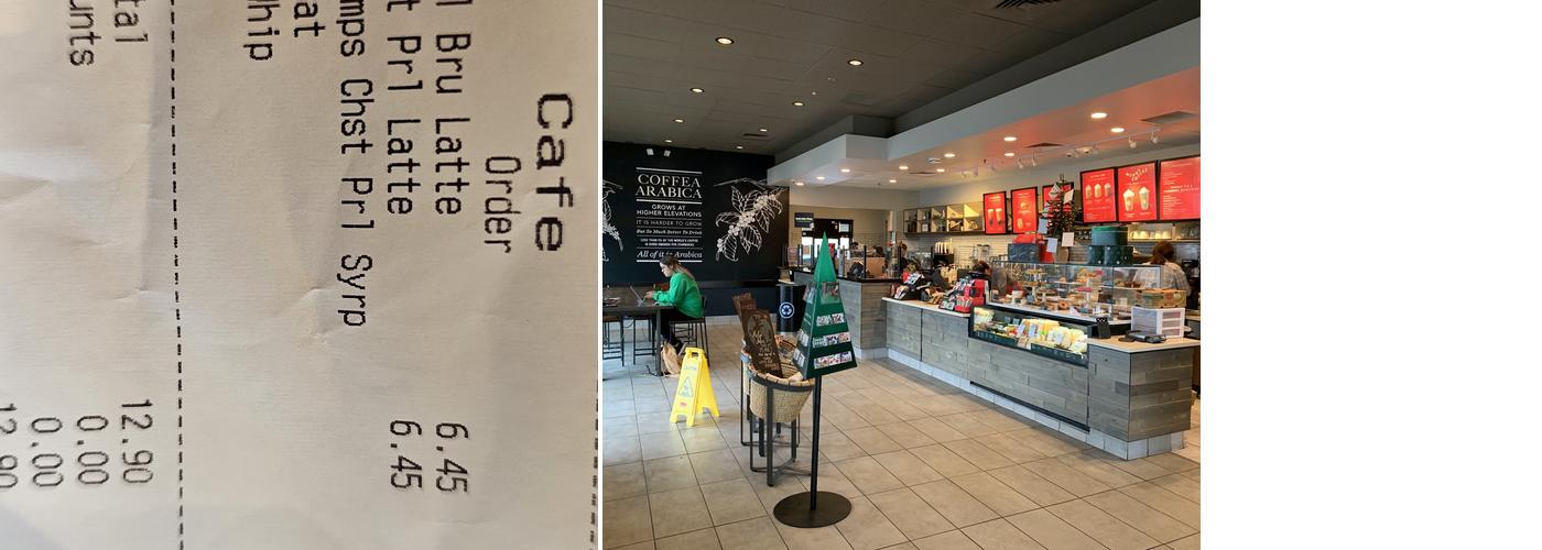 Starbucks Menu