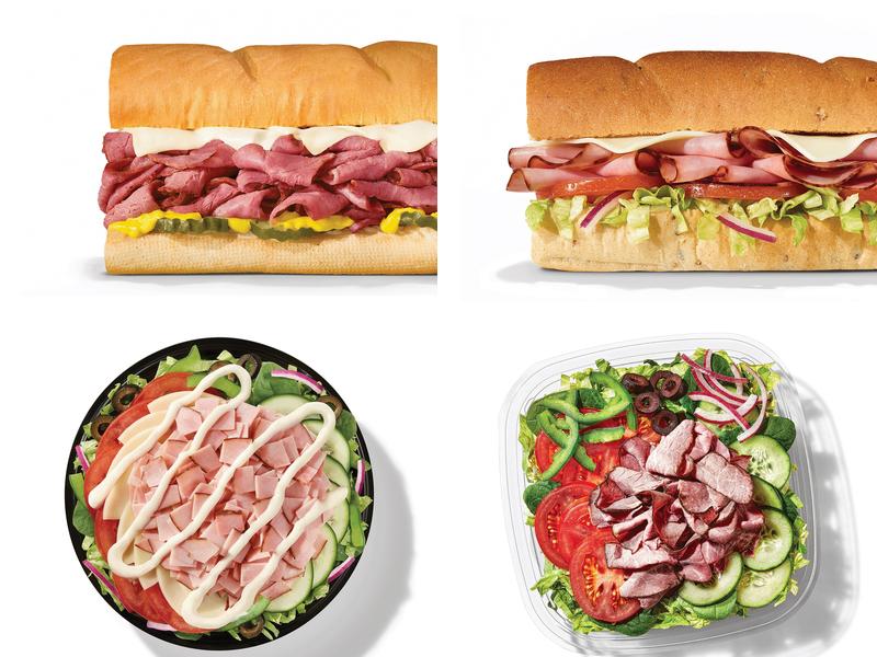 Subway Menu