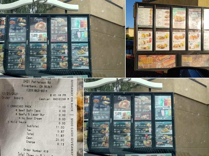 Taco Bell Menu