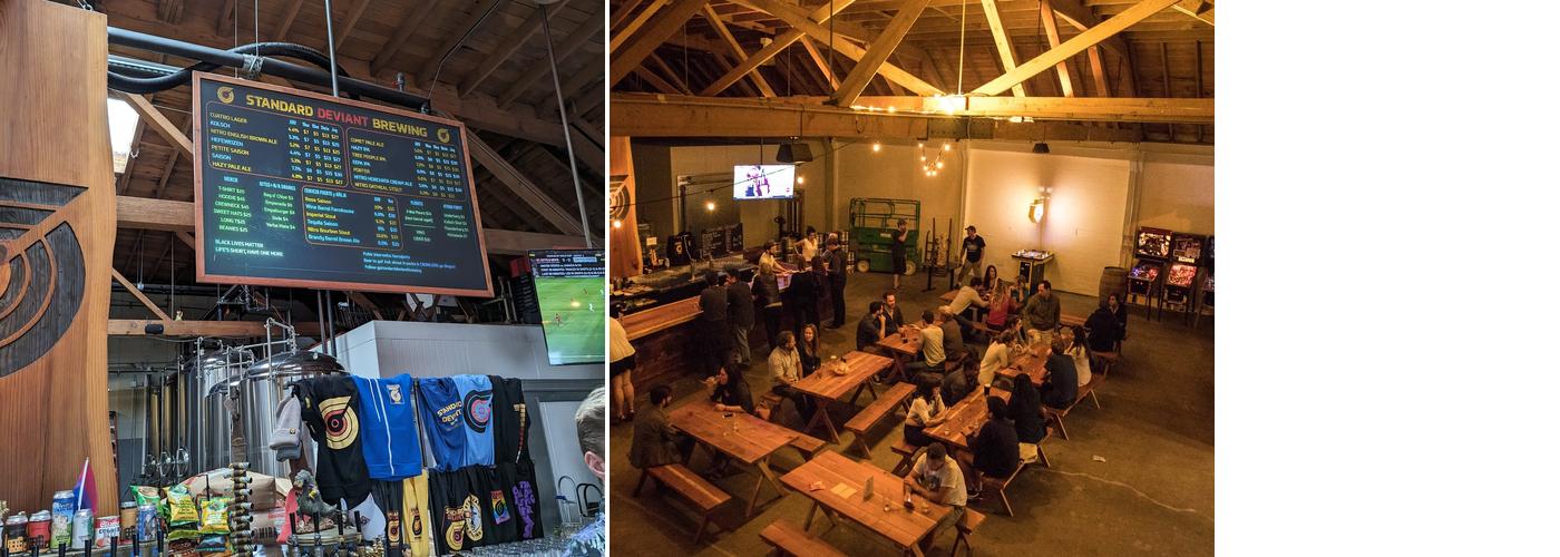 Standard Deviant Brewing Menu