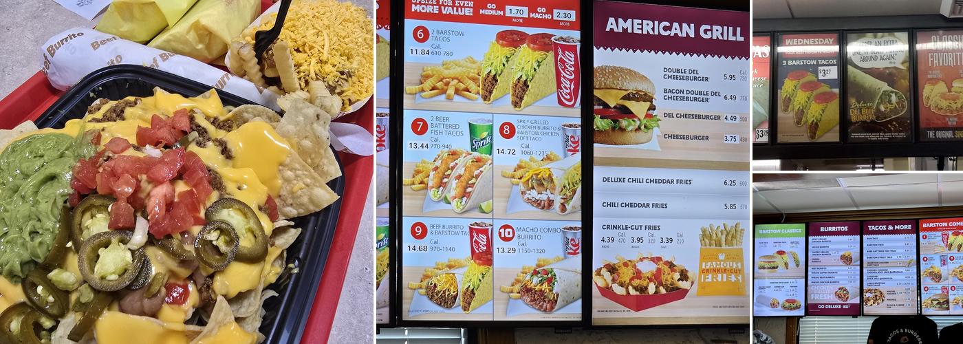 Del Taco Menu