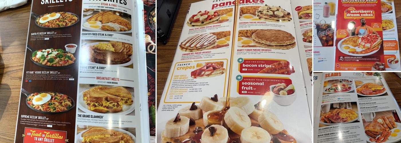 Denny's Menu