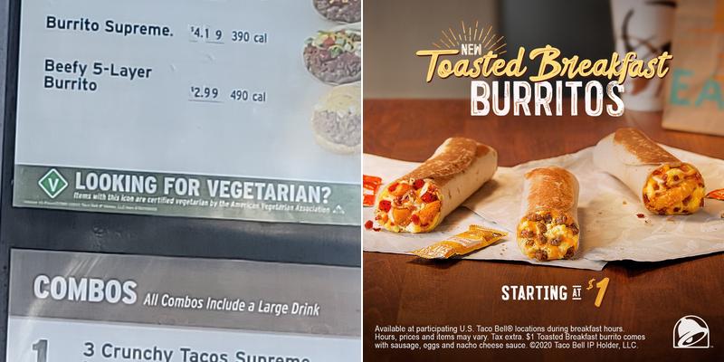 Taco Bell Menu