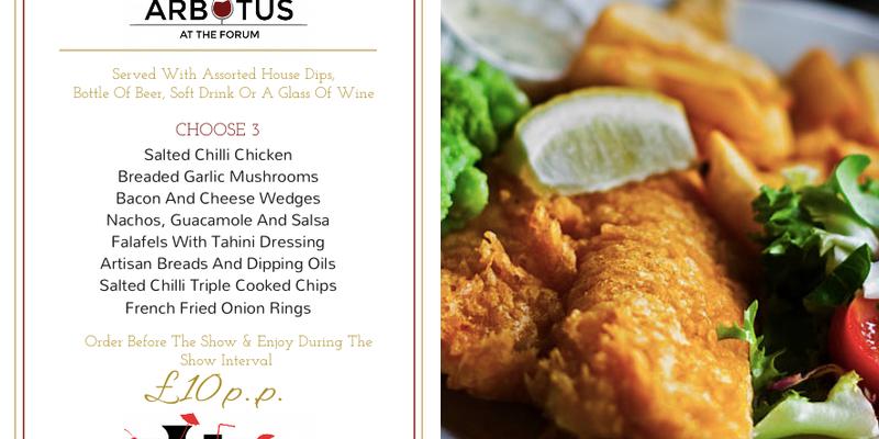 Arbutus at the Forum Menu