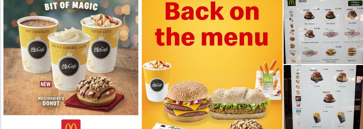 McDonald's Menu