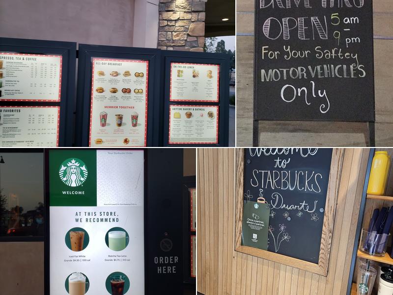 Starbucks Menu