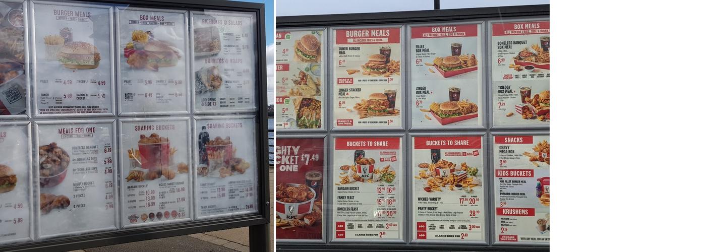 KFC Londonderry - Lesley Retail Park Menu