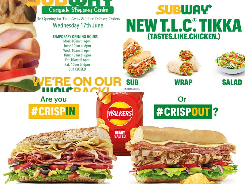 Subway Menu
