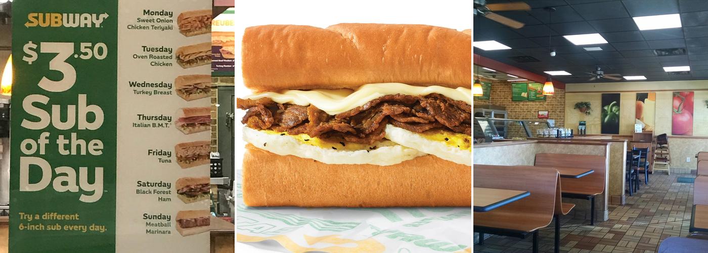 Subway Menu