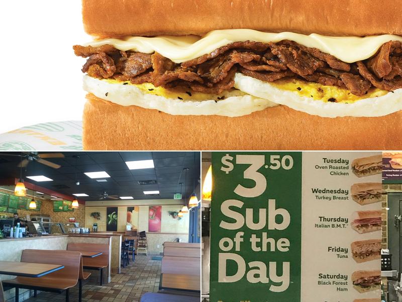 Subway Menu