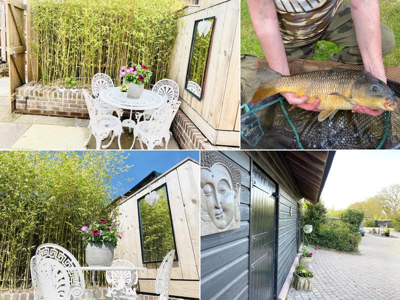 Amber Lodge Hickstead - Private Accommodation with Free Fishing