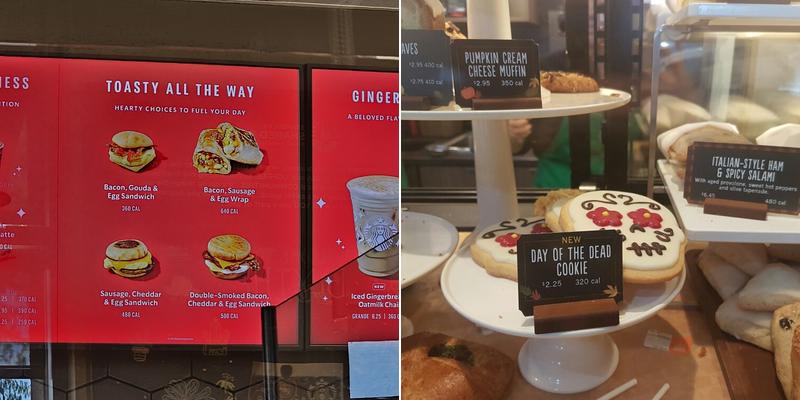 Starbucks Menu
