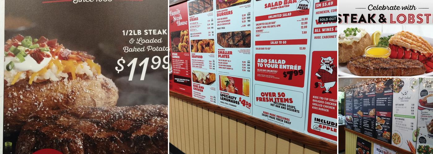 Sizzler Menu