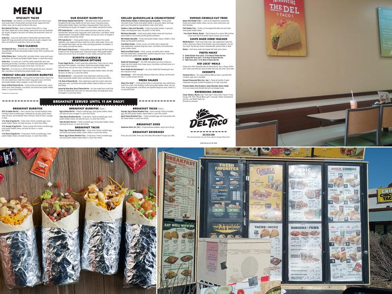 Del Taco Menu