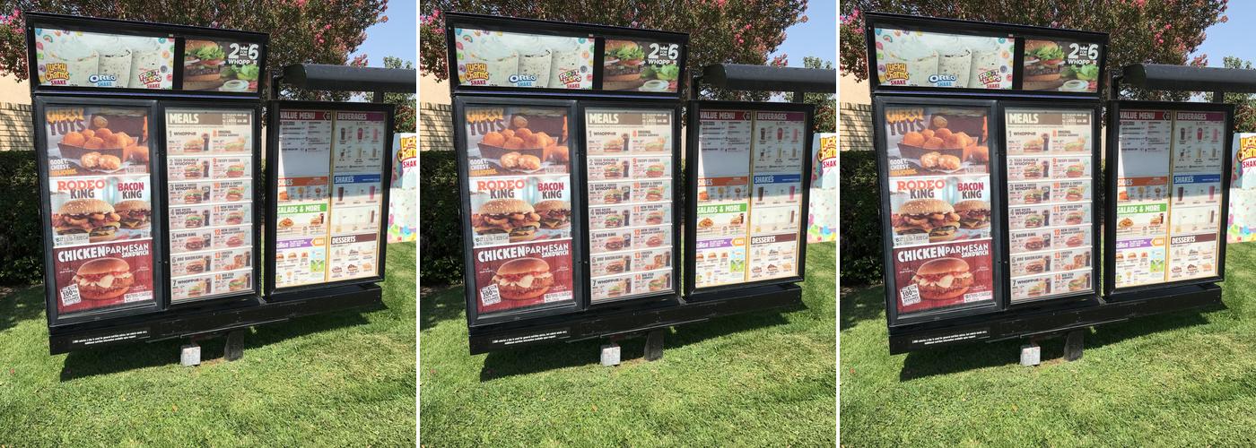 Burger King Menu