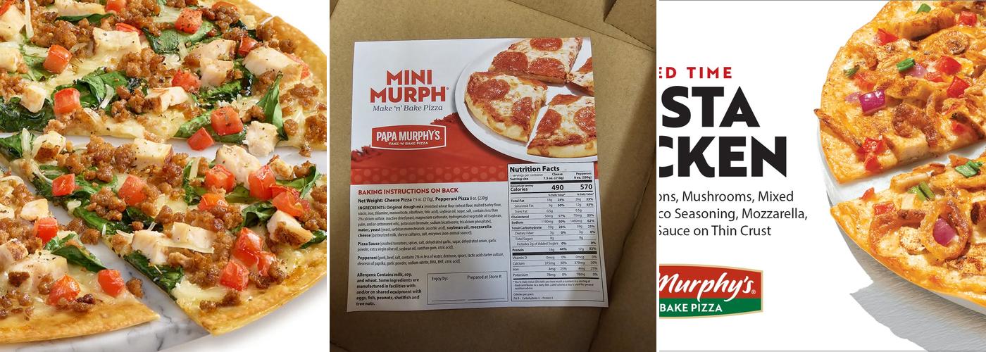 Papa Murphy's | Take 'N' Bake Pizza Menu