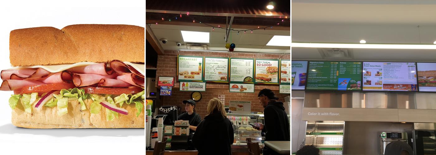 Subway Menu