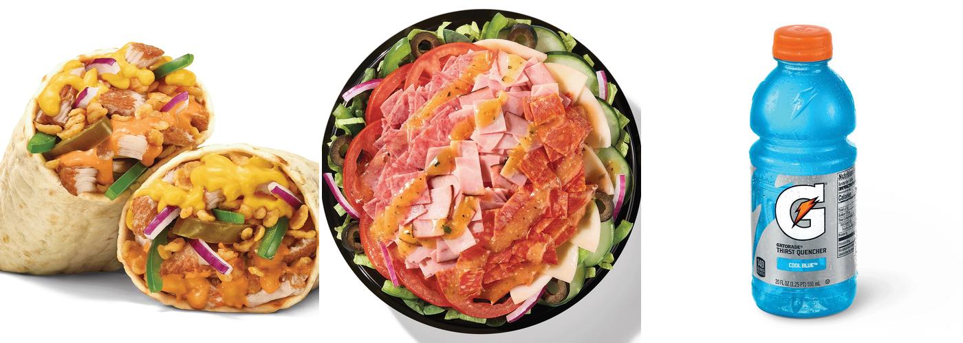 Subway Menu