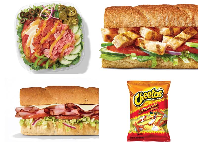 Subway Menu