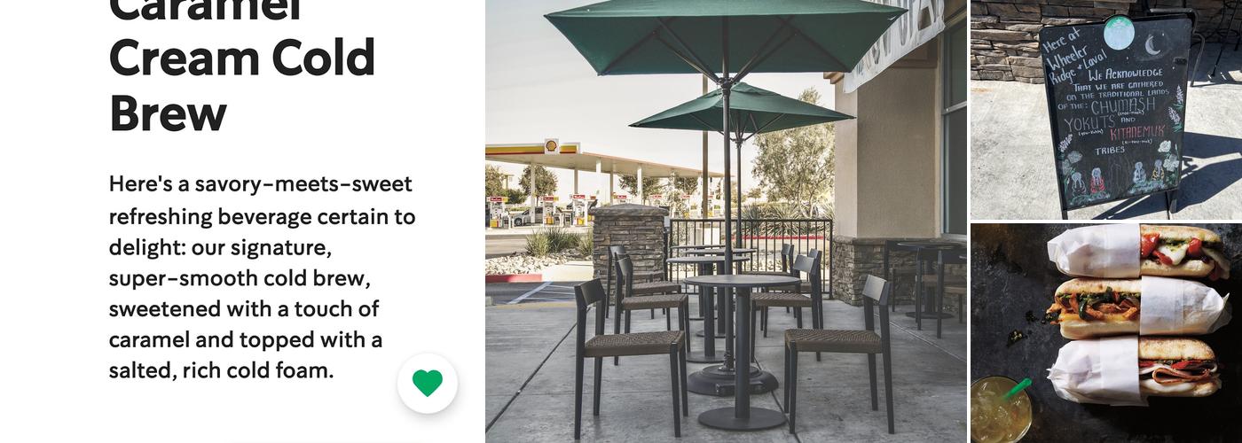 Starbucks Menu