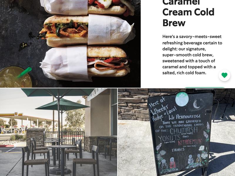 Starbucks Menu
