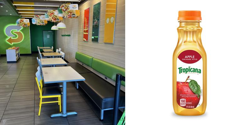 Subway Menu