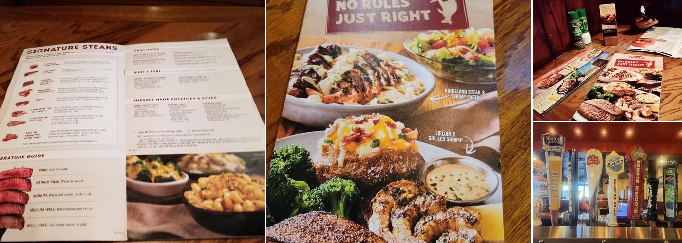 Outback Steakhouse Menu