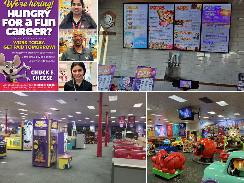 Chuck E. Cheese Menu