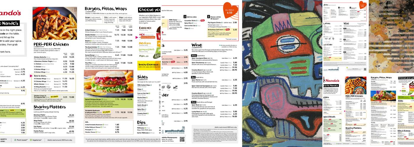 Nando's Manchester - Trafford Retail Park Menu