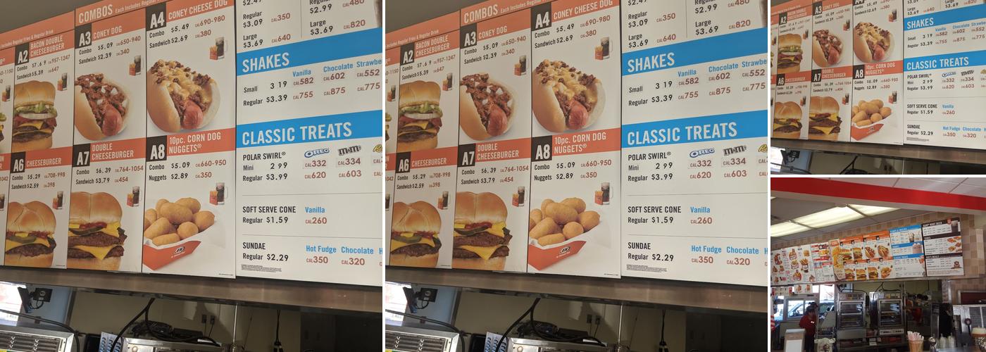 A&W Restaurant Menu