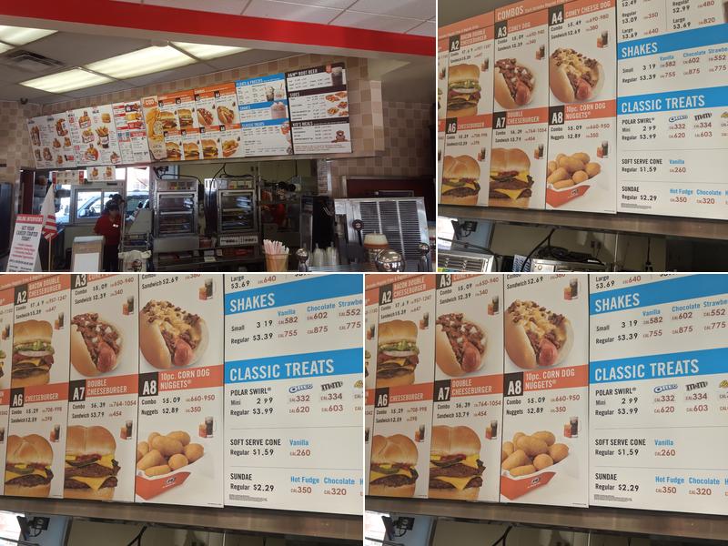A&W Restaurant Menu