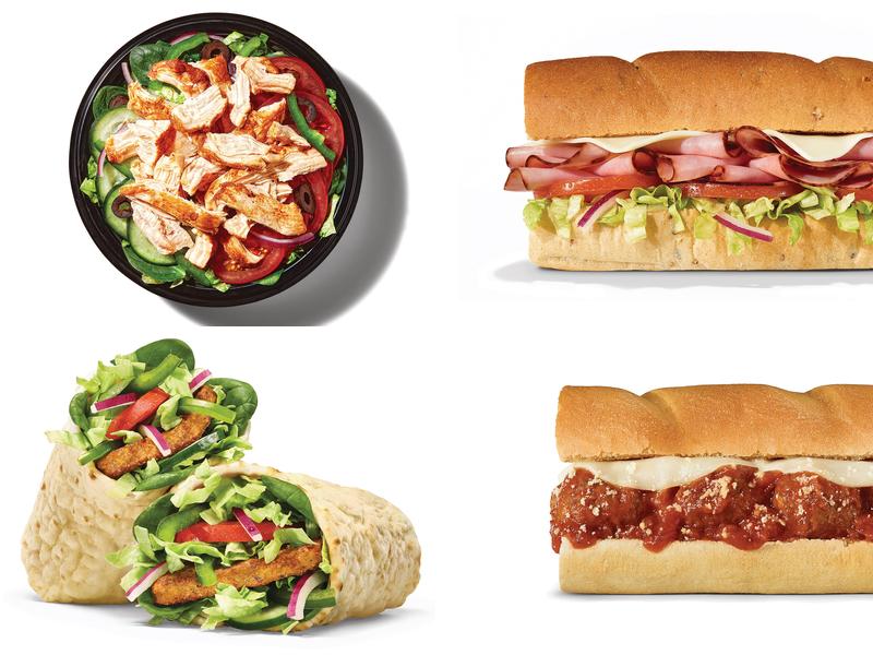 Subway Menu