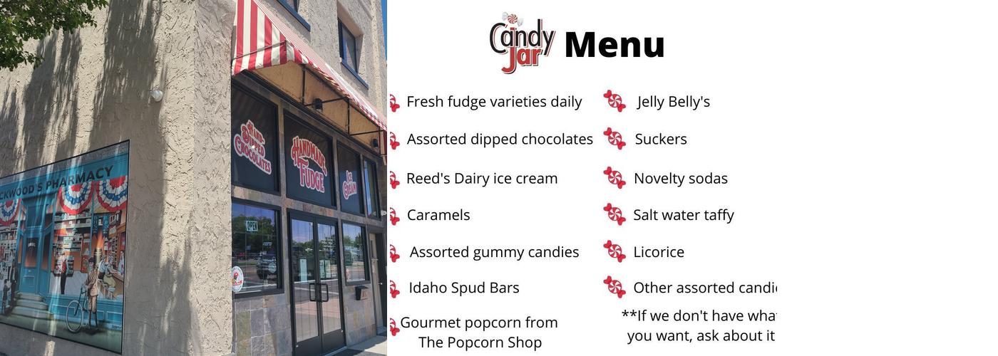 Candy Jar Menu