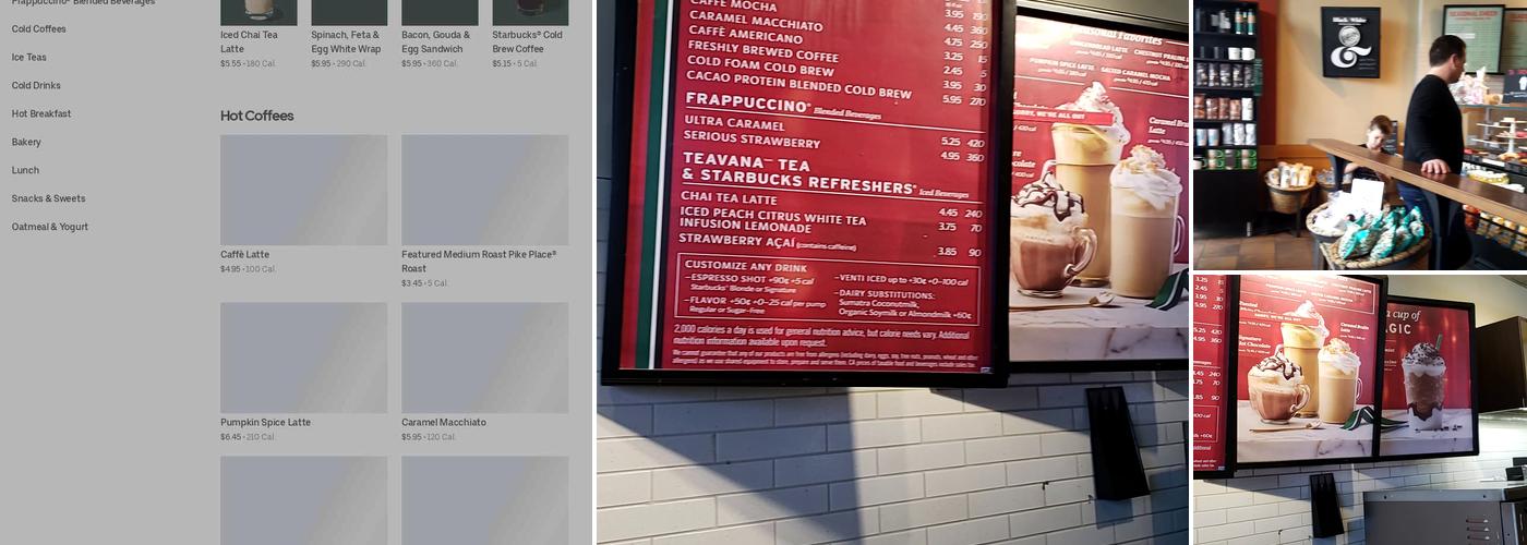Starbucks Menu