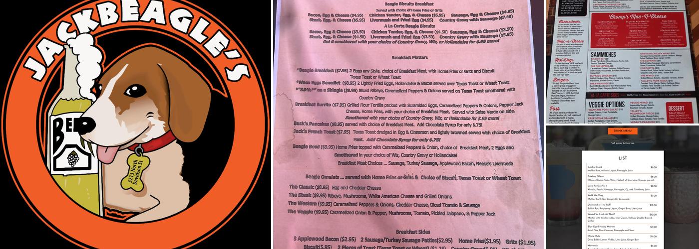 JackBeagle's Mt. Holly Menu