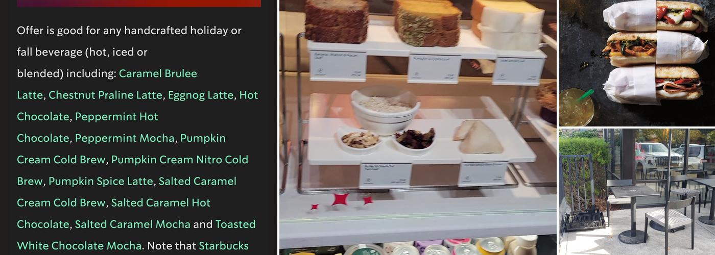 Starbucks Menu