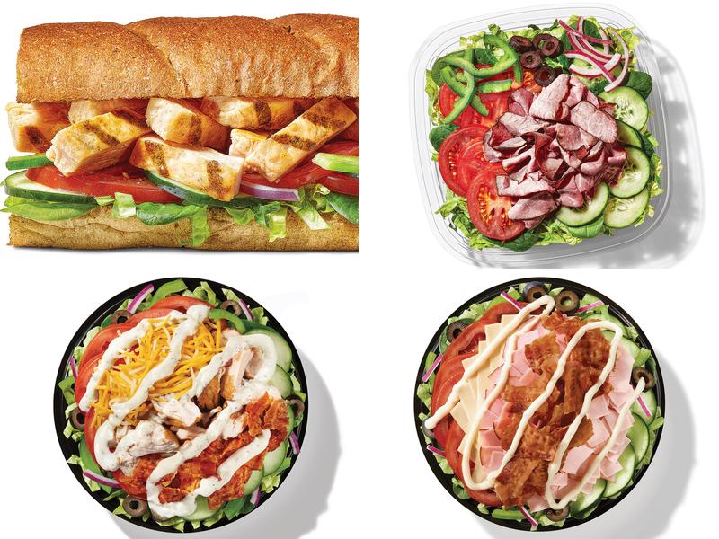 Subway Menu