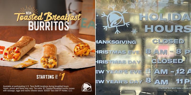 Taco Bell Menu